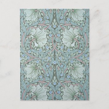 William Morris - Pimpernel: Blue & Green Flowers