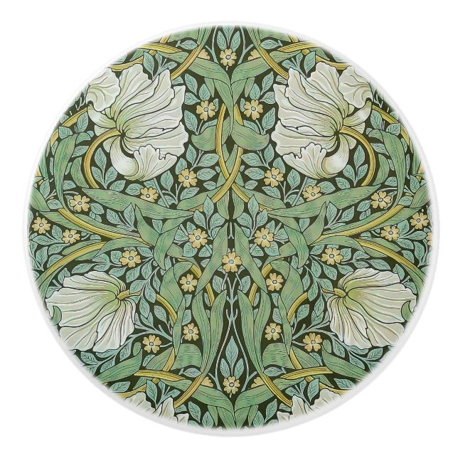 William Morris - Pimpernel Ceramic Knob (Front)