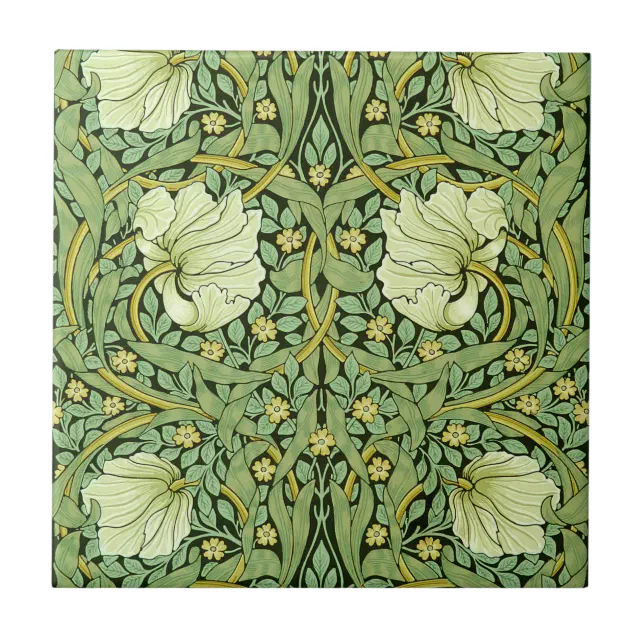 William Morris Pimpernel Ceramic Tile Zazzle