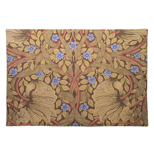 William Morris Pimpernel Cloth Placemat (Front)