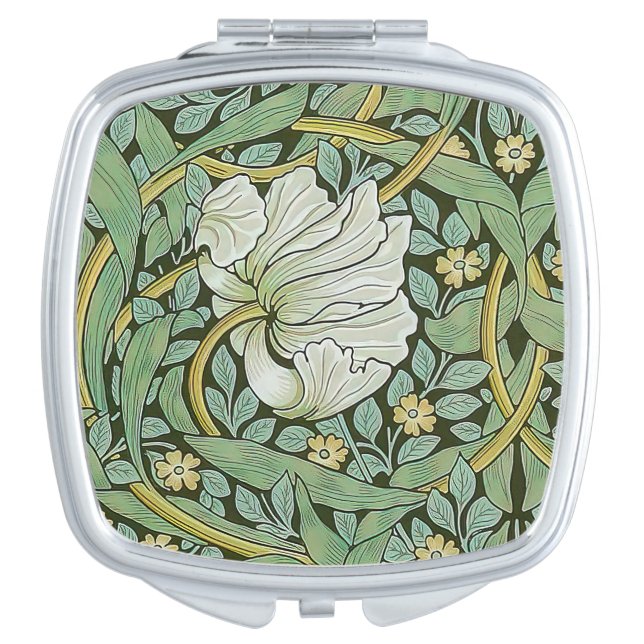 William Morris - Pimpernel Compact Mirror (Front)