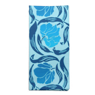 William Morris Pimpernel, Denim & Light Blue  Cloth Napkin