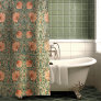 William Morris Pimpernel Dusty Rose & Sage Green Shower Curtain