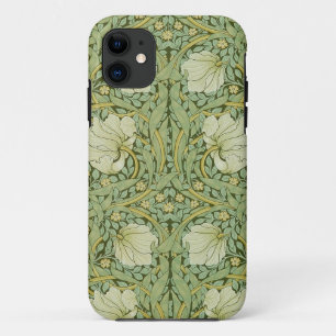 William Morris Pimpernel Floral Blue Wallpaper iPhone 11 Case