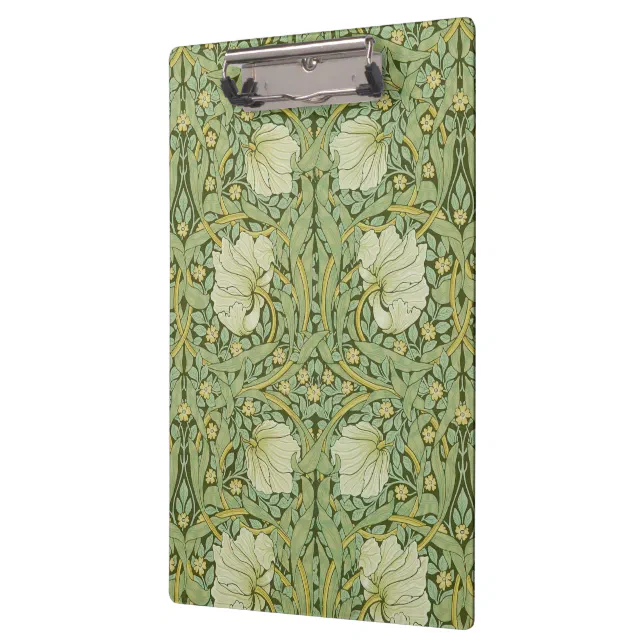 William Morris Pimpernel Floral Blue Wallpaper Clipboard | Zazzle
