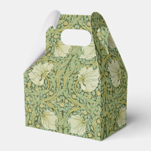 William Morris Pimpernel Floral Blue Wallpaper Favor Boxes