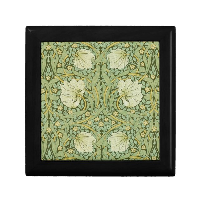 William Morris Pimpernel Floral Blue Wallpaper Gift Box (Front)