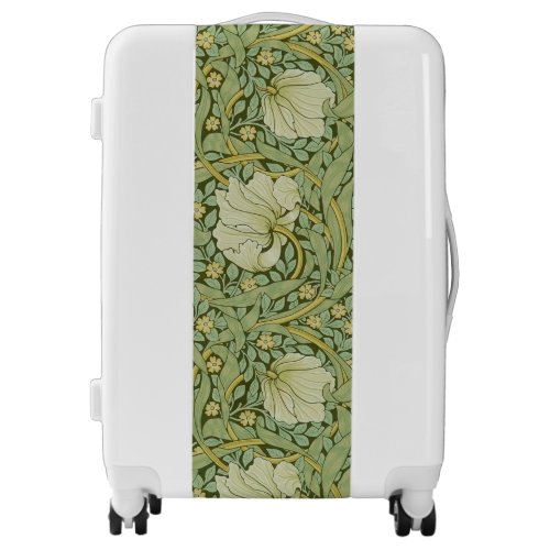 William Morris Pimpernel Floral Blue Wallpaper Luggage