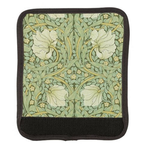 William Morris Pimpernel Floral Blue Wallpaper Luggage Handle Wrap