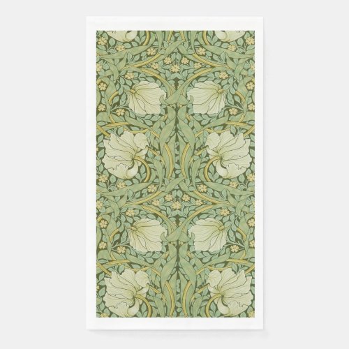 William Morris Pimpernel Floral Blue Wallpaper Paper Guest Towels