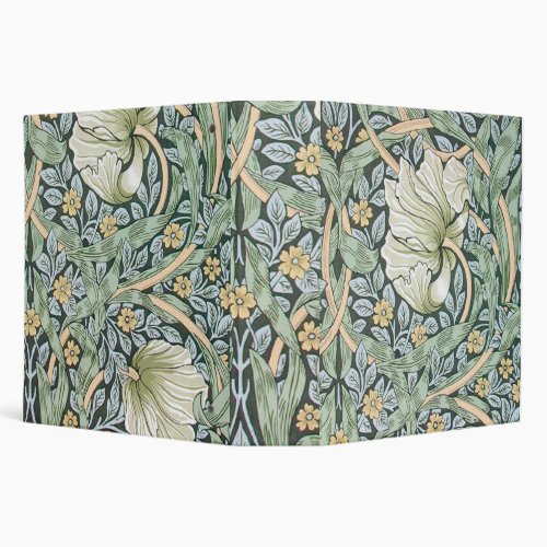 William Morris Pimpernel Floral Wallpaper 3 Ring Binder