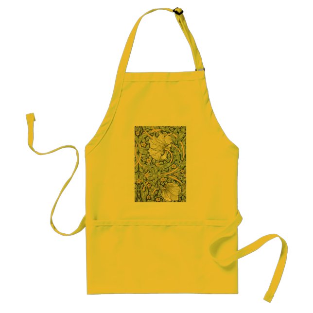 William Morris Pimpernel Floral Wallpaper Adult Apron (Front)