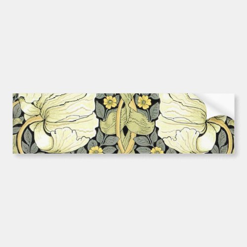 William Morris Pimpernel Floral Wallpaper Bumper Sticker