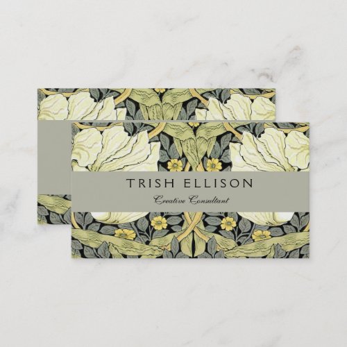 William Morris Pimpernel Floral Wallpaper Business Card