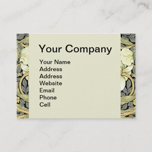 William Morris Pimpernel Floral Wallpaper Business Card
