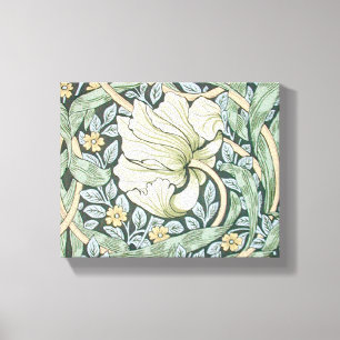 William Morris Pimpernel Floral Wallpaper Canvas Print