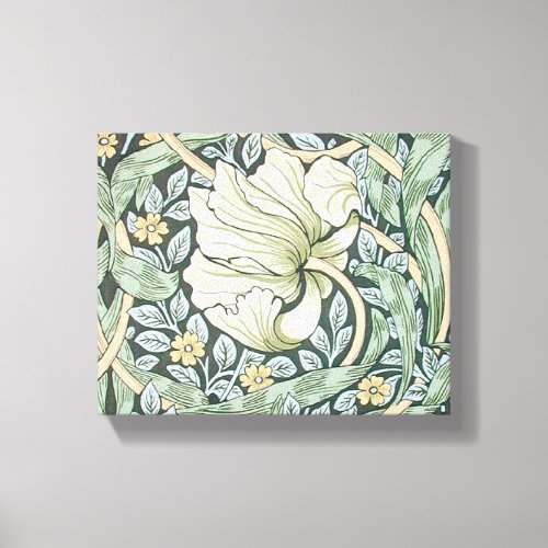 William Morris Pimpernel Floral Wallpaper Canvas Print