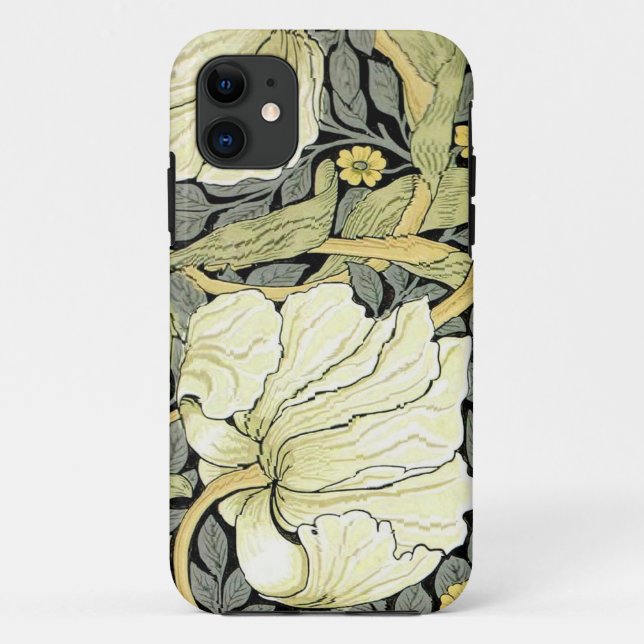William Morris Pimpernel Floral Wallpaper Case-Mate iPhone Case (Back)