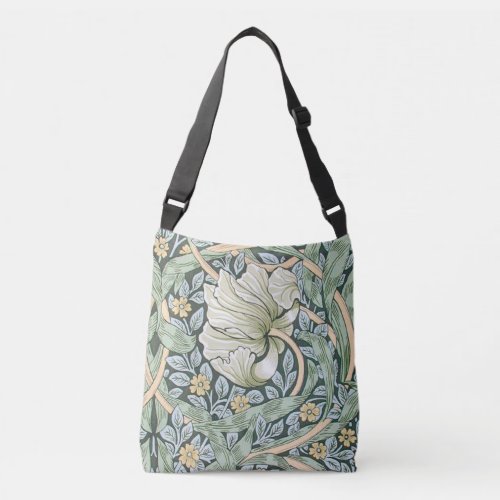 William Morris Pimpernel Floral Wallpaper Crossbody Bag