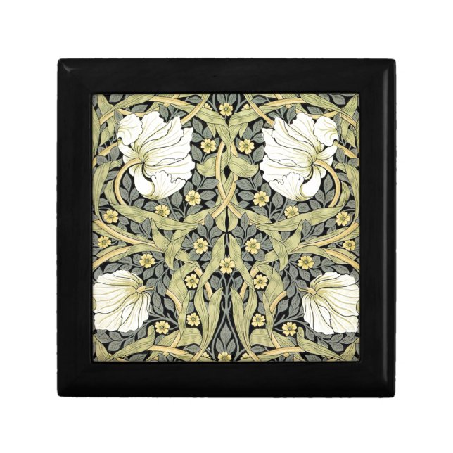 William Morris Pimpernel Floral Wallpaper Keepsake Box (Front)