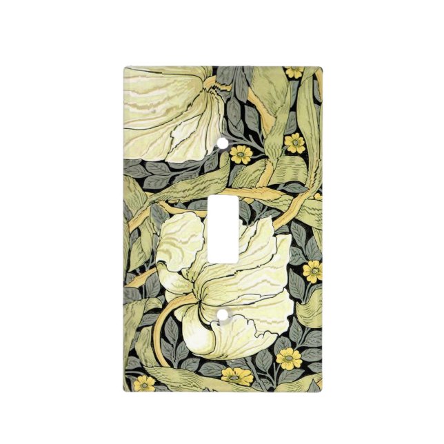 William Morris Pimpernel Floral Wallpaper Light Switch Cover (Front)