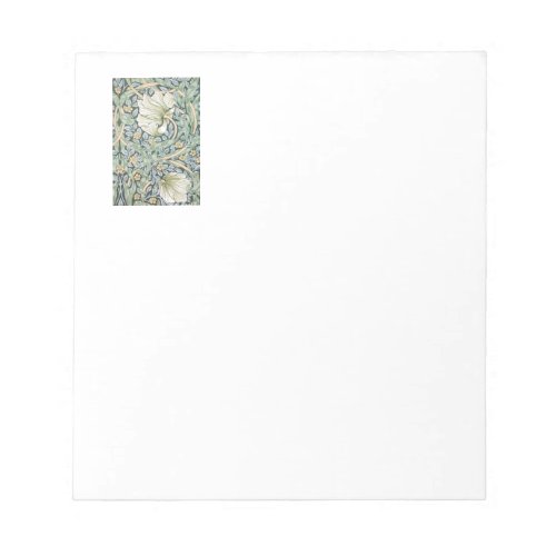 William Morris Pimpernel Floral Wallpaper Notepad