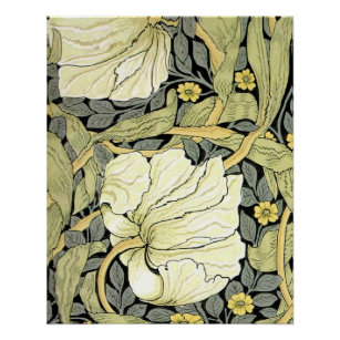 William Morris Pimpernel Floral Wallpaper Poster
