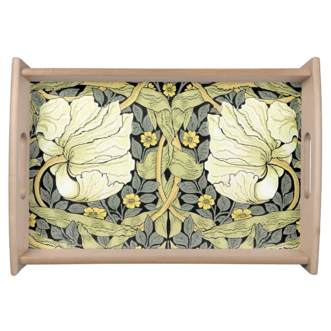 William Morris Pimpernel Floral Wallpaper Serving Tray (Front)