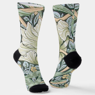 William Morris Pimpernel Floral Wallpaper Socks