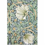 William Morris Pimpernel Floral Wallpaper Statuette<br><div class="desc">The William Morris Pimpernel Floral Pattern - This swirling blue and green design is the beautiful Pimpernel wallpaper pattern by 19th Century British textile and wallpaper designer William Morris. The design was originally created in 1876, and features art nouveau style complex soft colors in rich greens, blues and dusty yellows....</div>