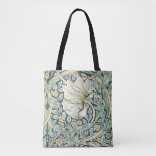 William Morris Pimpernel Floral Wallpaper Tote Bag
