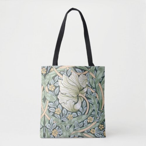 William Morris Pimpernel Floral Wallpaper Tote Bag