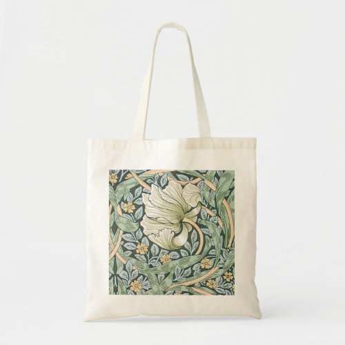 William Morris Pimpernel Floral Wallpaper Tote Bag