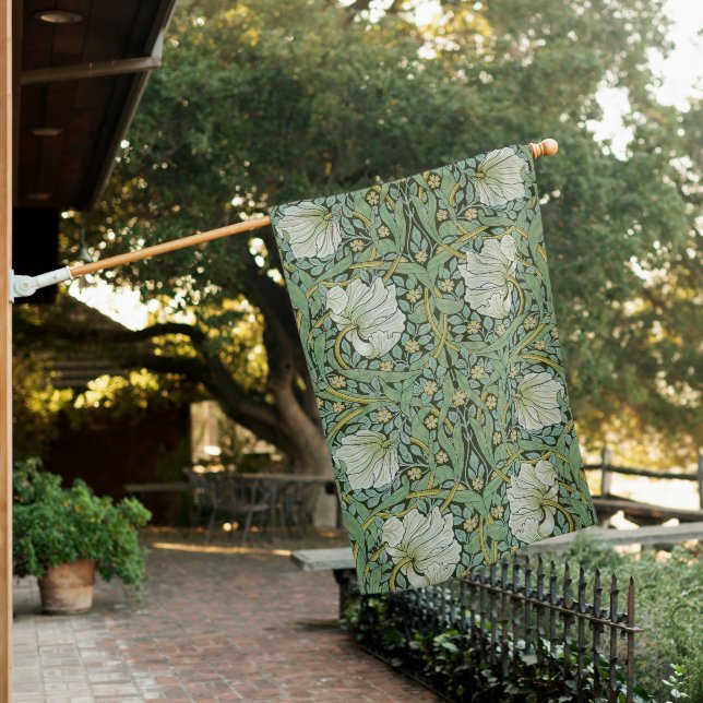 William Morris - Pimpernel House Flag (In SItu)