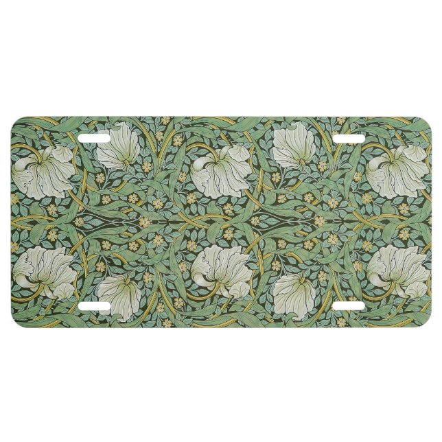 William Morris - Pimpernel License Plate (Front)