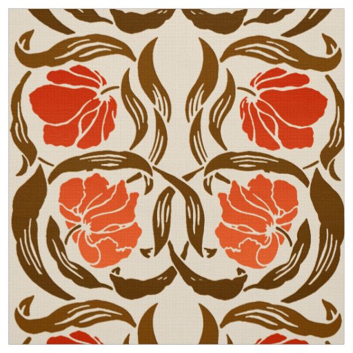 Pimpernel William Morris -Dark Brown Wrapping Paper, Zazzle