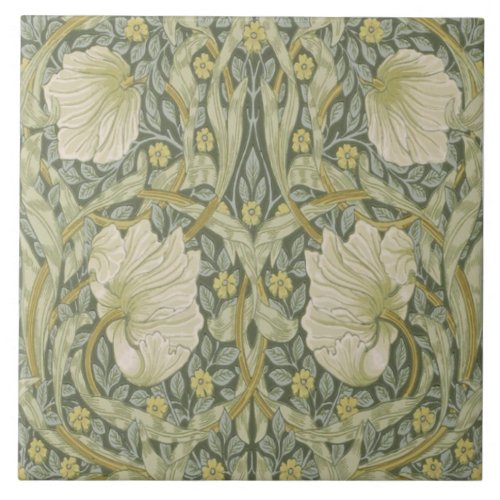 William Morris Pimpernel Matching Repeat Design Ceramic Tile