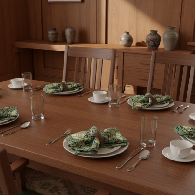 William Morris Pimpernel Mission Style Cloth Napkin (Creator Uploaded)