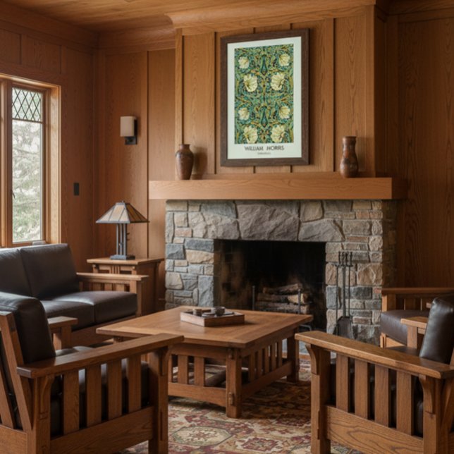 William Morris Pimpernel Mission Style  Poster (Creator Uploaded)