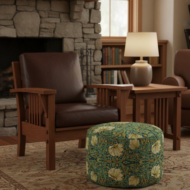 William Morris Pimpernel Mission Style Pouf (Creator Uploaded)