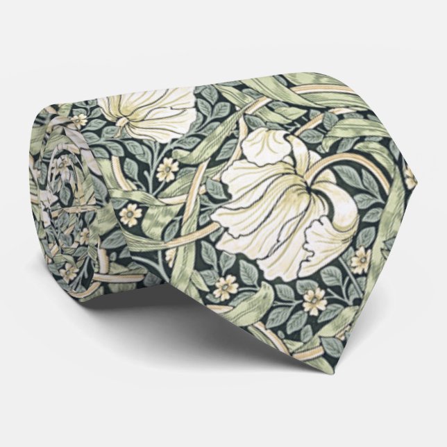 William Morris Pimpernel  Neck Tie (Rolled)