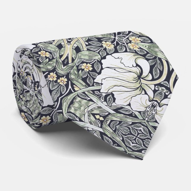 William Morris Pimpernel  Neck Tie (Rolled)