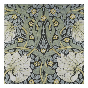 William Morris - Pimpernel  Pattern Design Faux Canvas Print