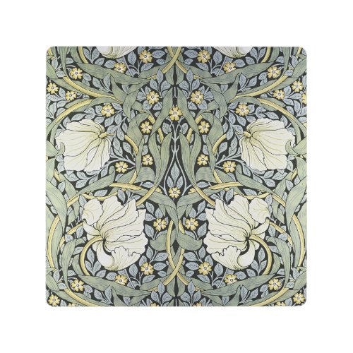 William Morris _ Pimpernel  Pattern Design Metal Print