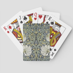 William Morris - Pimpernel  Pattern Design Poker Cards