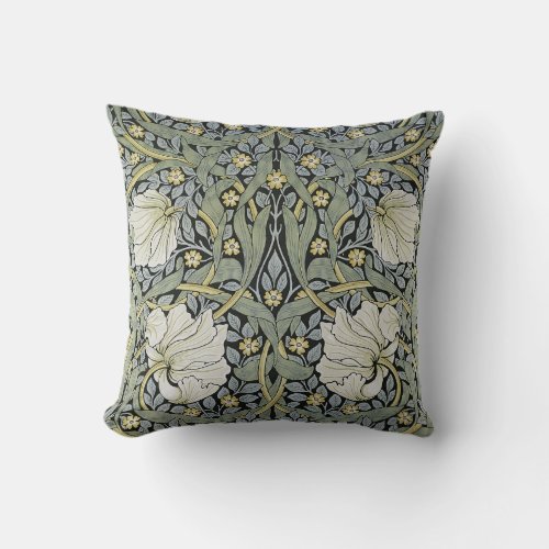 William Morris _ Pimpernel  Pattern Design Throw Pillow