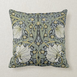 William Morris - Pimpernel  Pattern Design Throw Pillow