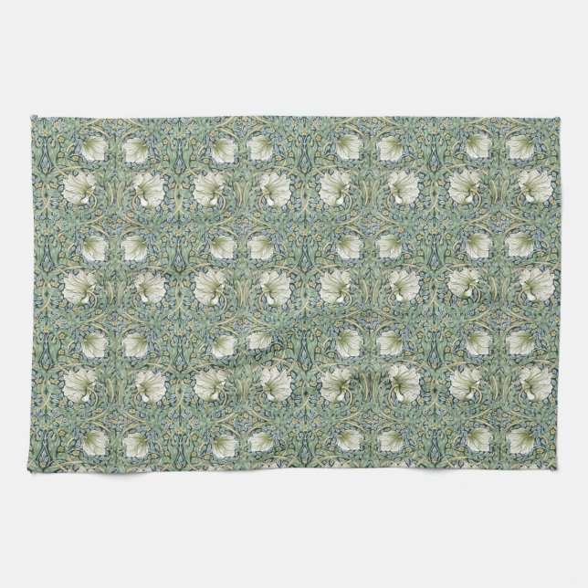 William Morris Pimpernel Pattern Kitchen Towel (Horizontal)