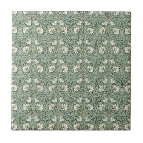 William Morris Pimpernel Pattern Tile