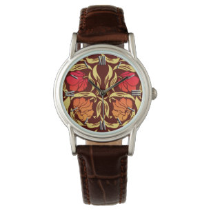 William Morris Pimpernel, Rust Orange and Brown Watch